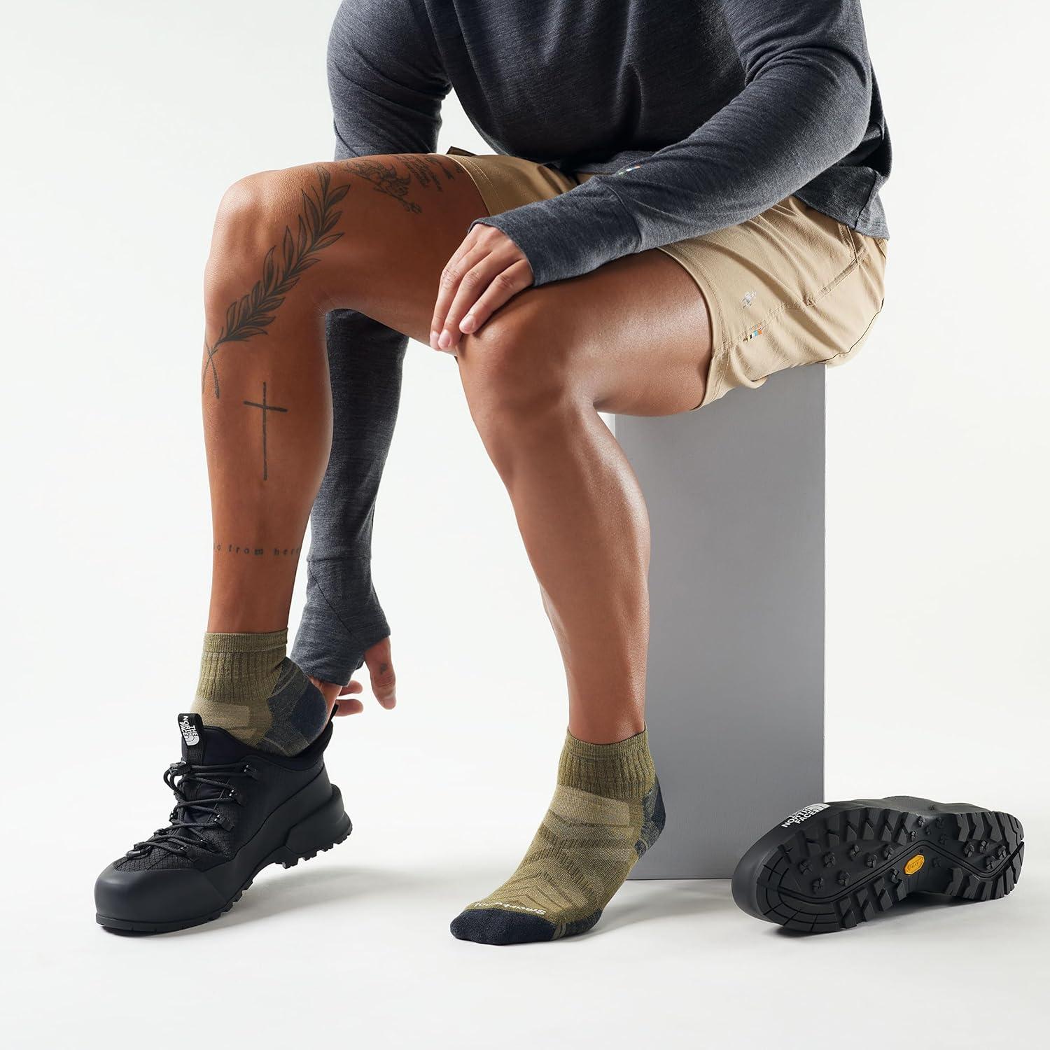 image:imageSmartwool Mens Hike Targeted Cushion Ankle SocksWinter Moss