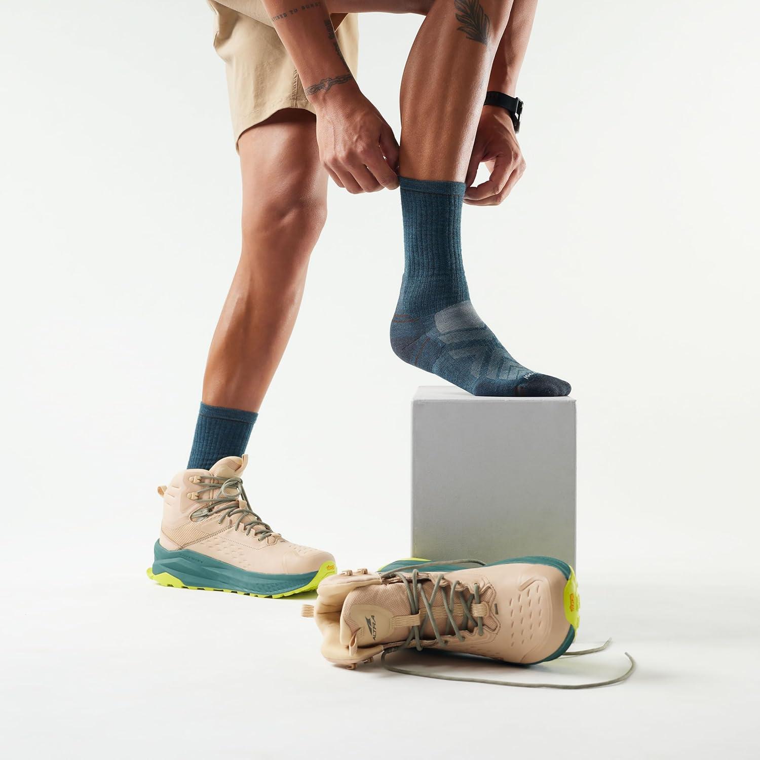image:imageSmartwool Mens Hike Targeted Cushion Crew SocksTwilight Blue