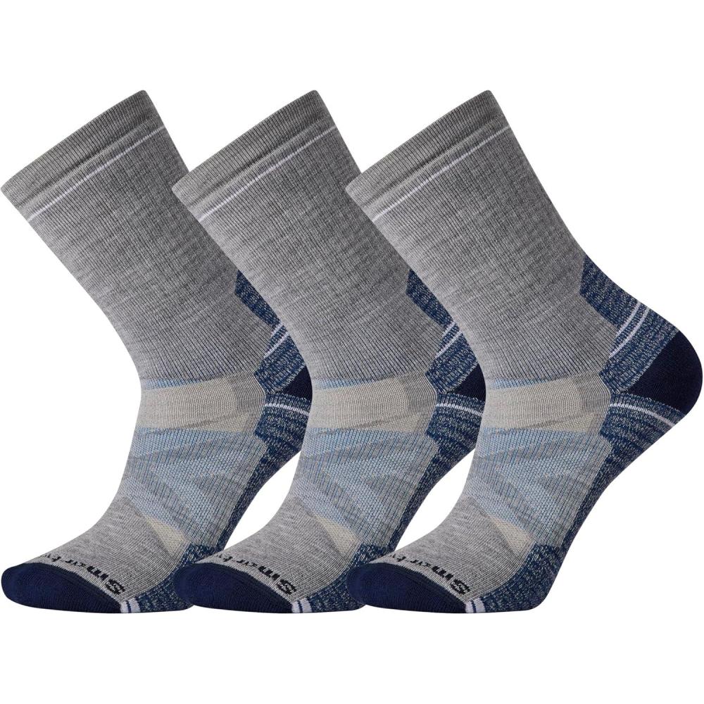 image:imageSmartwool Mens Hike Full Cushion Crew SocksLight Gray3pk