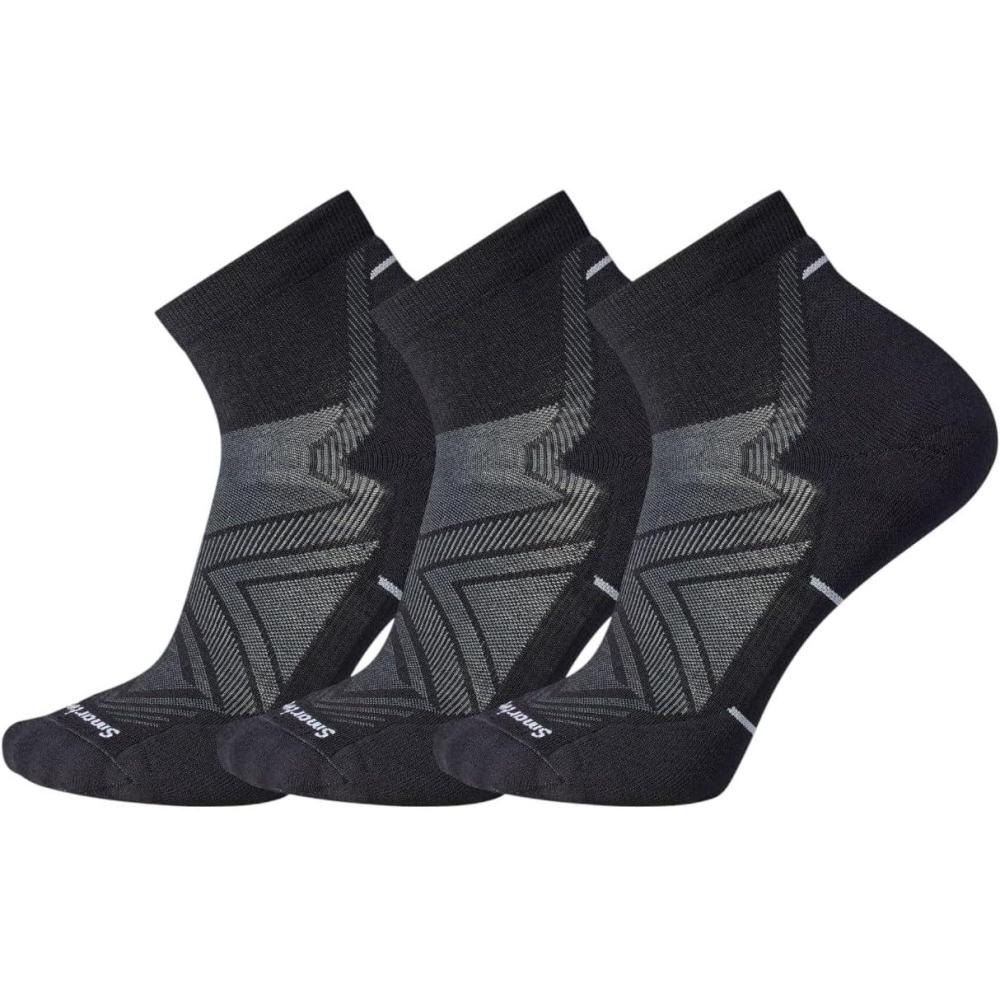image:imageSmartwool Mens Run Targeted Cushion Ankle SocksBlack3pk