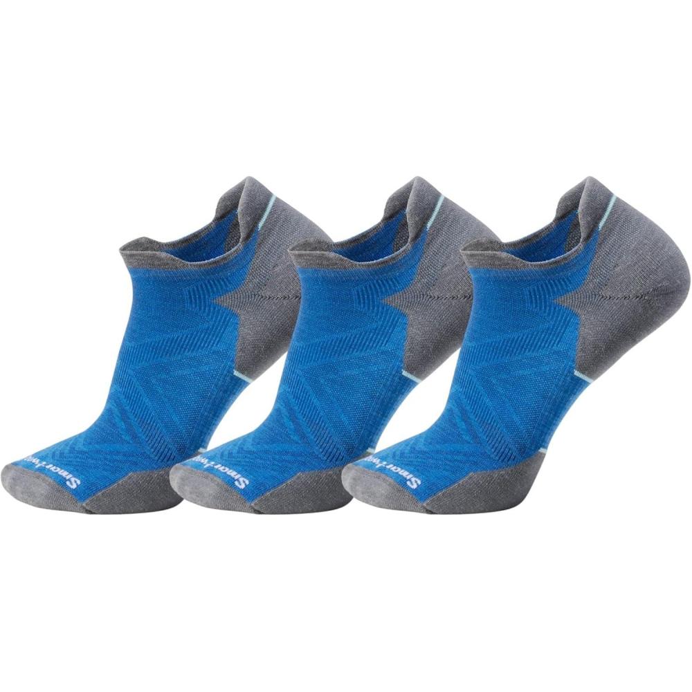 image:imageSmartwool Mens Run Targeted Cushion Low Ankle SocksLaguna Blue3pk