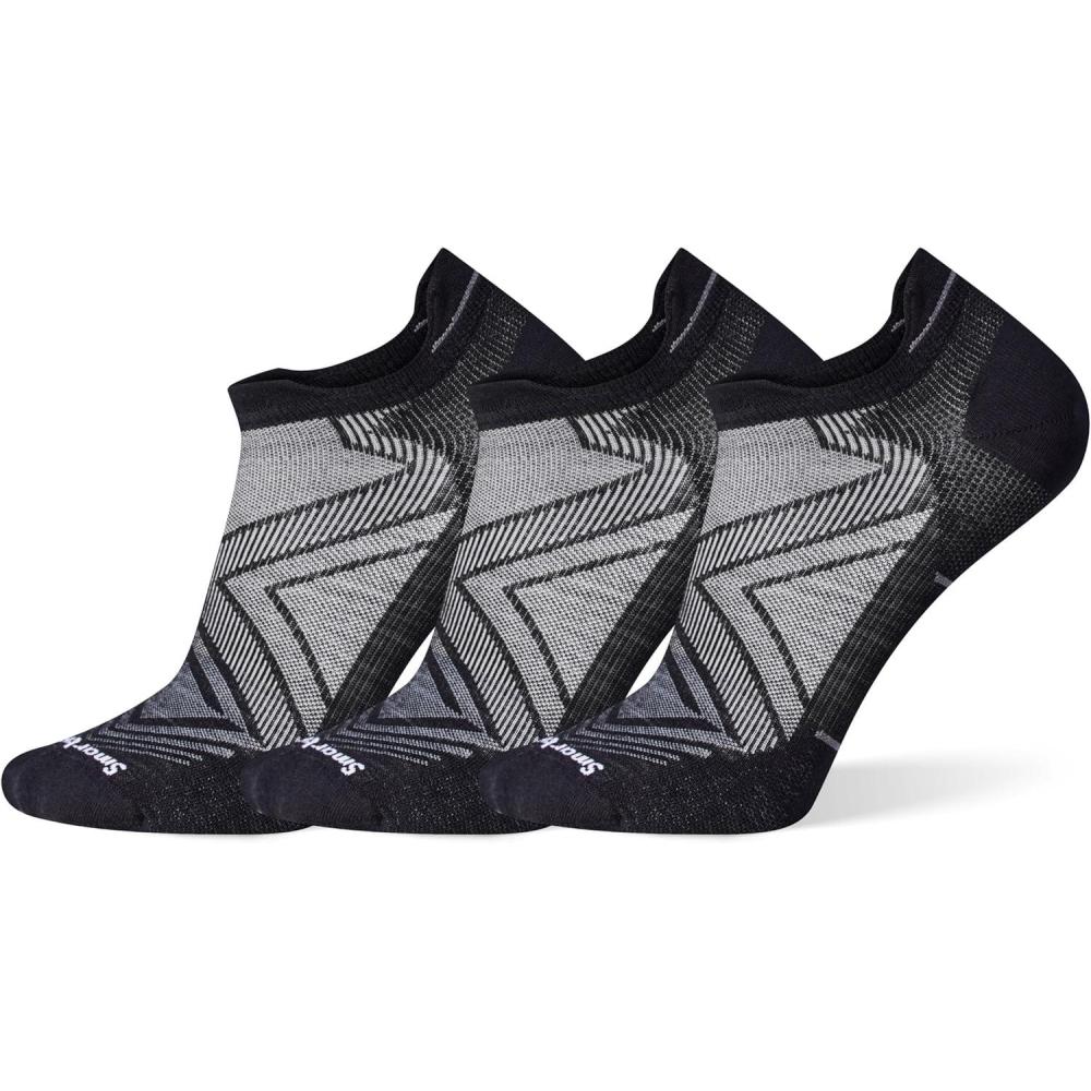image:imageSmartwool Mens Run Zero Cushion Low Ankle SocksBlack3pk