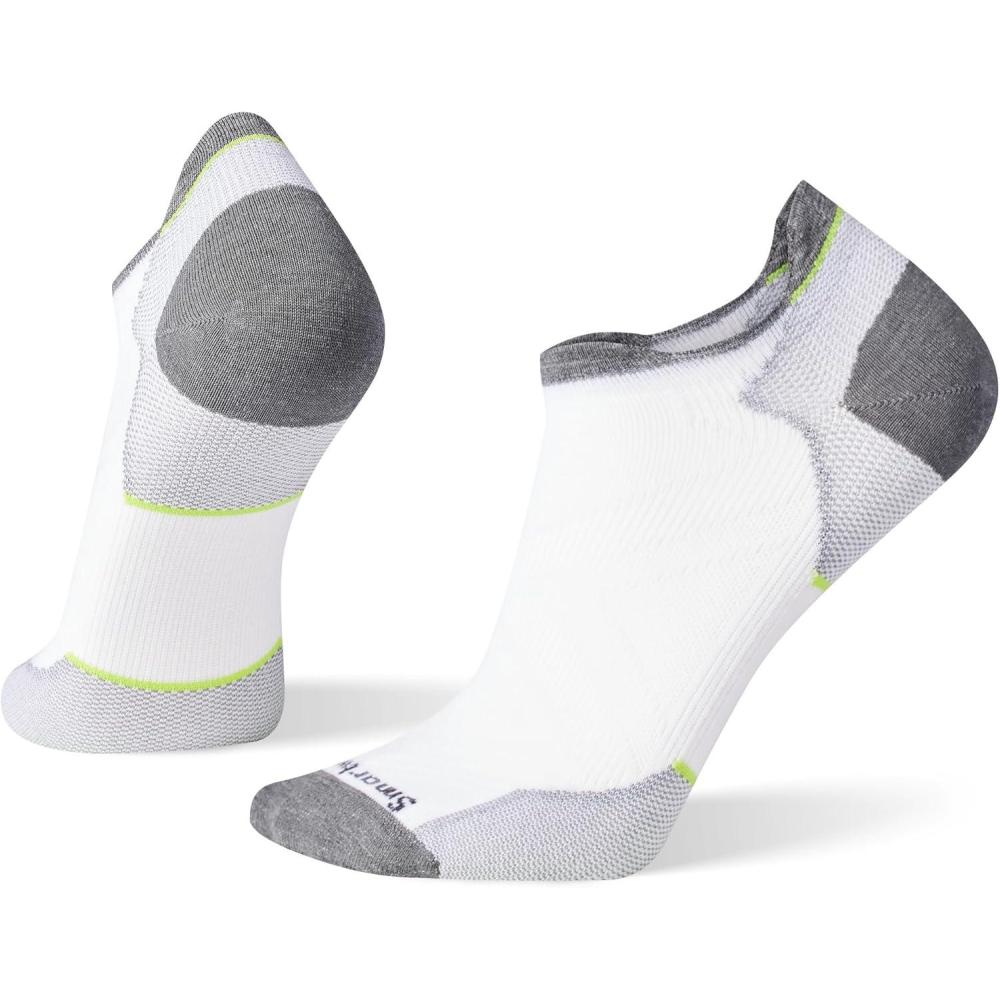 image:imageSmartwool Mens Run Zero Cushion Low Ankle SocksWhite