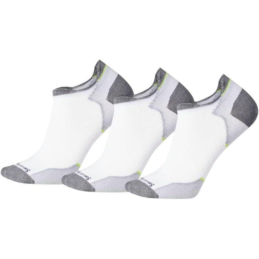 image:imageSmartwool Mens Run Zero Cushion Low Ankle SocksWhite3pk
