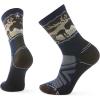 image:imageSmartwool Mens Hike Light Cushion Mountain Moose Crew SocksDeep Navy
