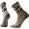 image:imageSmartwool Mens Hike Light Cushion Mountain Moose Crew SocksFossil