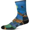 image:imageSmartwool Mens Hike Targeted Cushion Eagle Print Crew SocksLaguna Blue