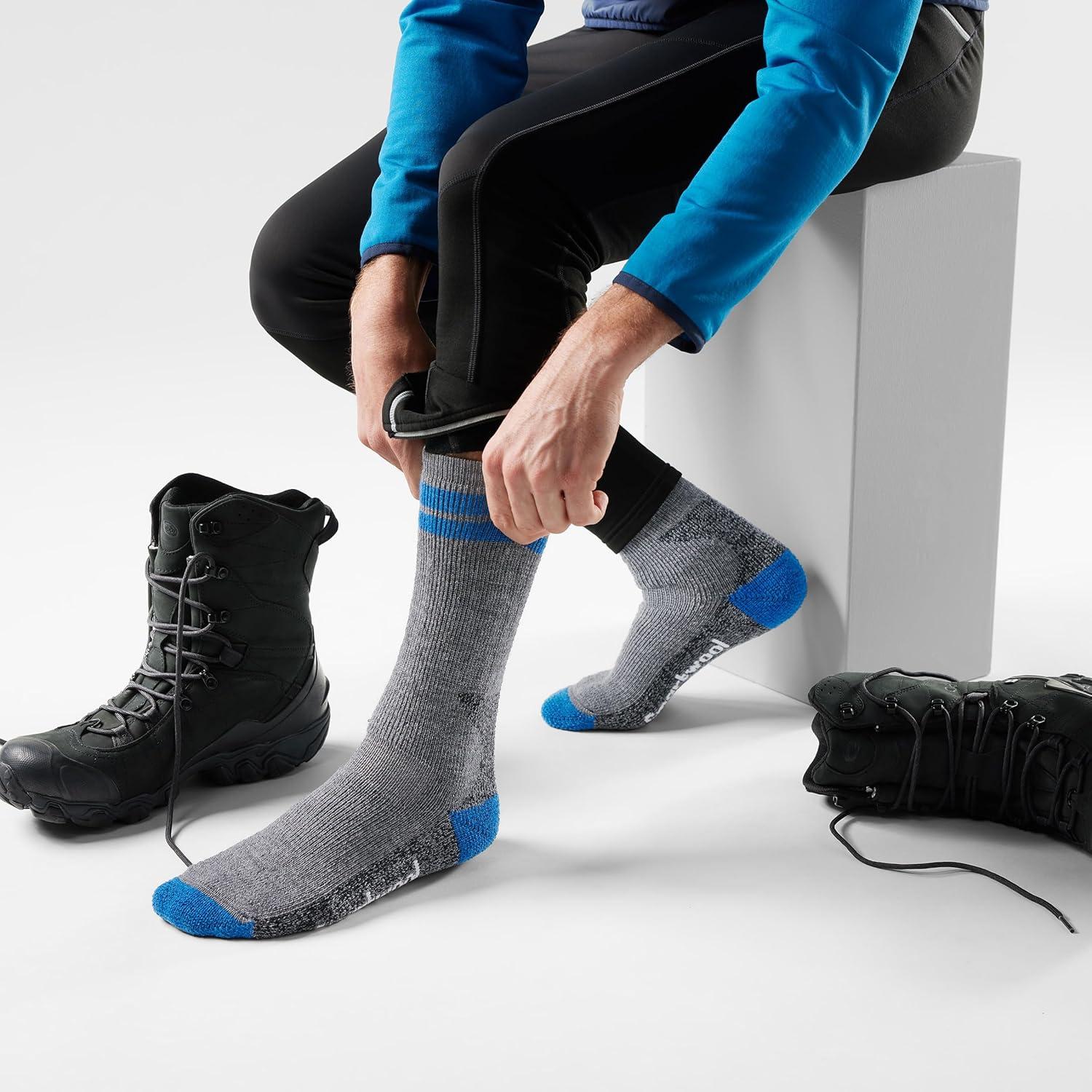 image:imageSmartwool Mens Mountaineer Maximum Cushion Tall Crew SocksMedium Gray