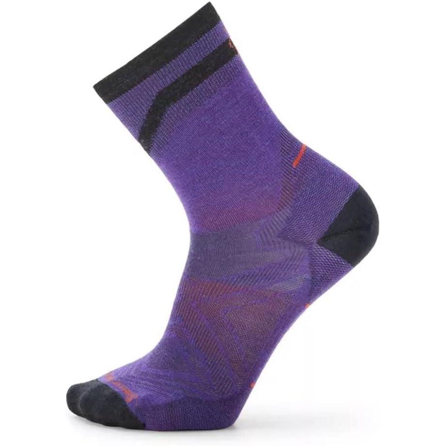 image:imageSmartwool Mens Run Zero Cushion Mid Crew Pattern SocksDesert Orchid