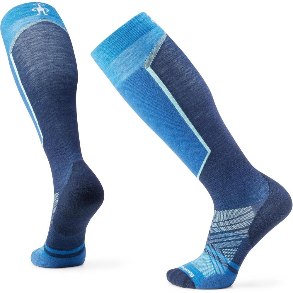 image:imageSmartwool Mens Ski Targeted Cushion Extra Stretch Over the Calf SocksLaguna Blue