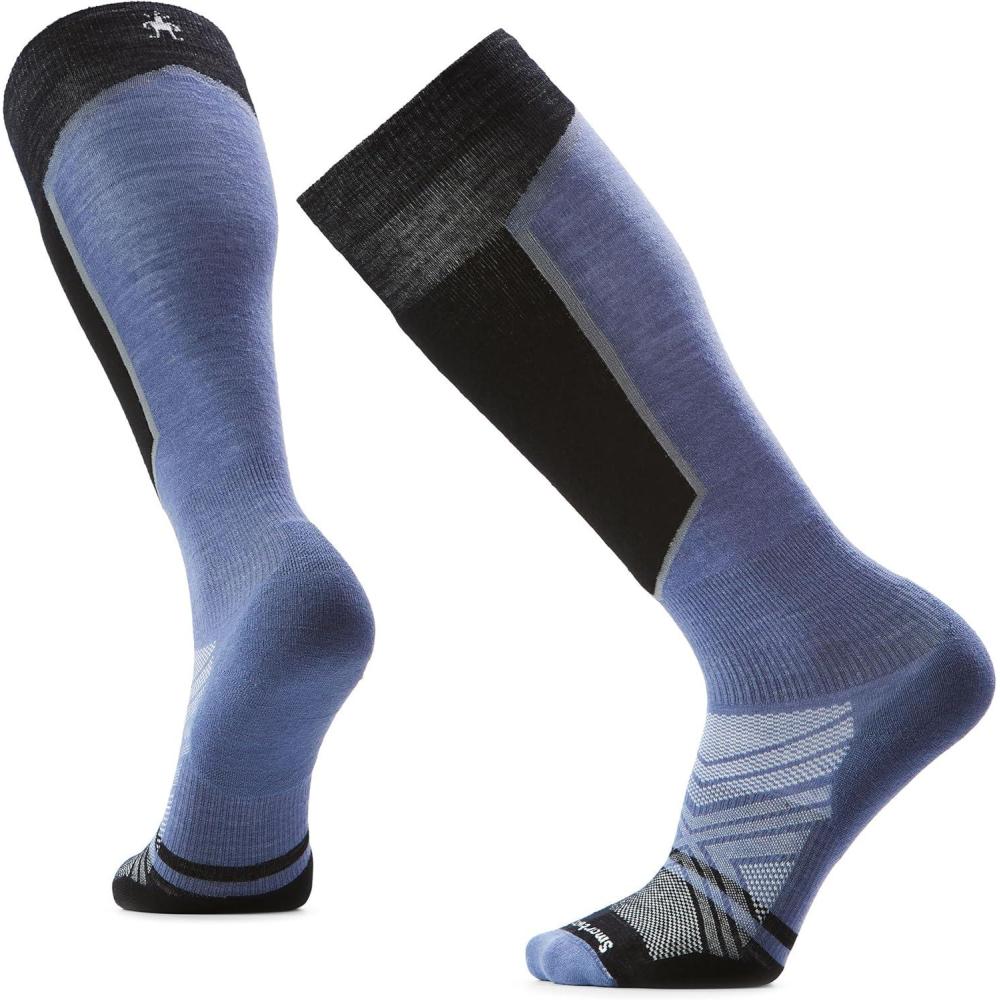 image:imageSmartwool Mens Ski Targeted Cushion Extra Stretch Over the Calf SocksNightfall Blue