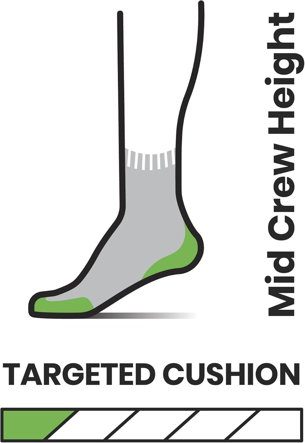 image:imageSmartwool Womens Hike Targeted Cushion Mid Crew SocksTwilight Blue