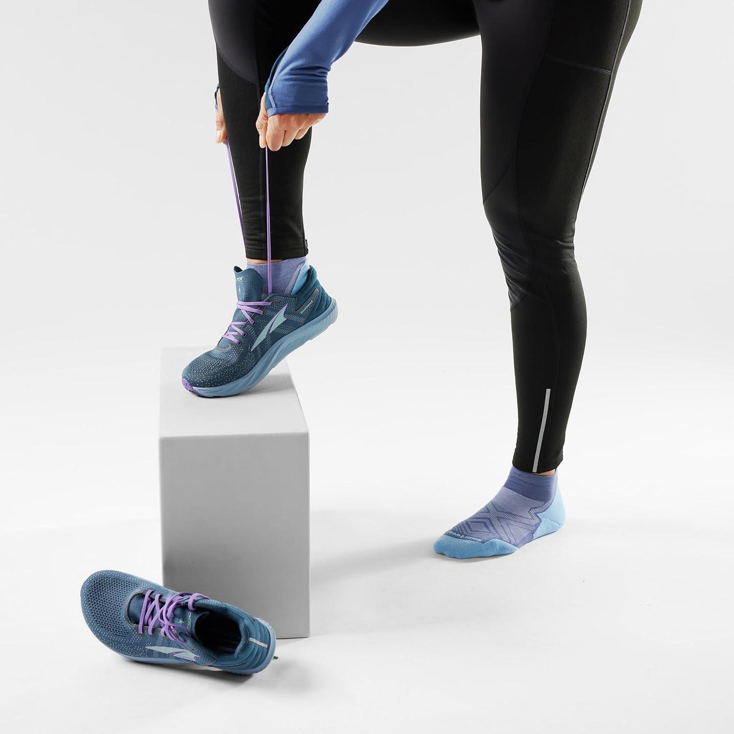 image:imageSmartwool Womens Run Targeted Cushion Ankle SocksNightfall Blue
