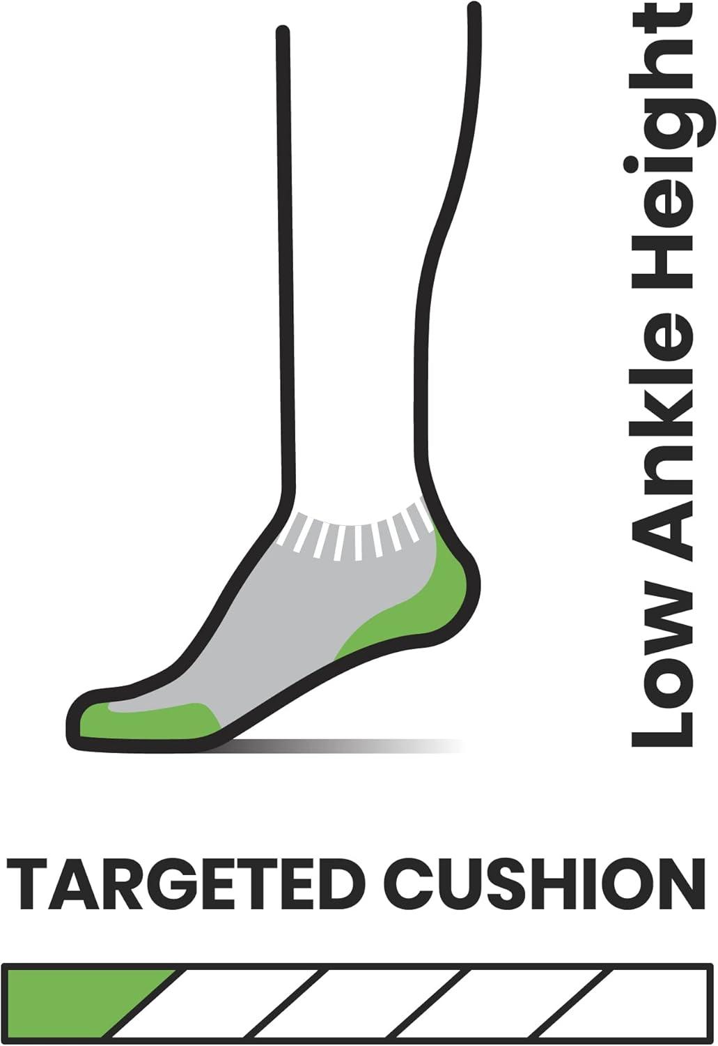 image:imageSmartwool Womens Run Targeted Cushion Low Ankle SocksBlack