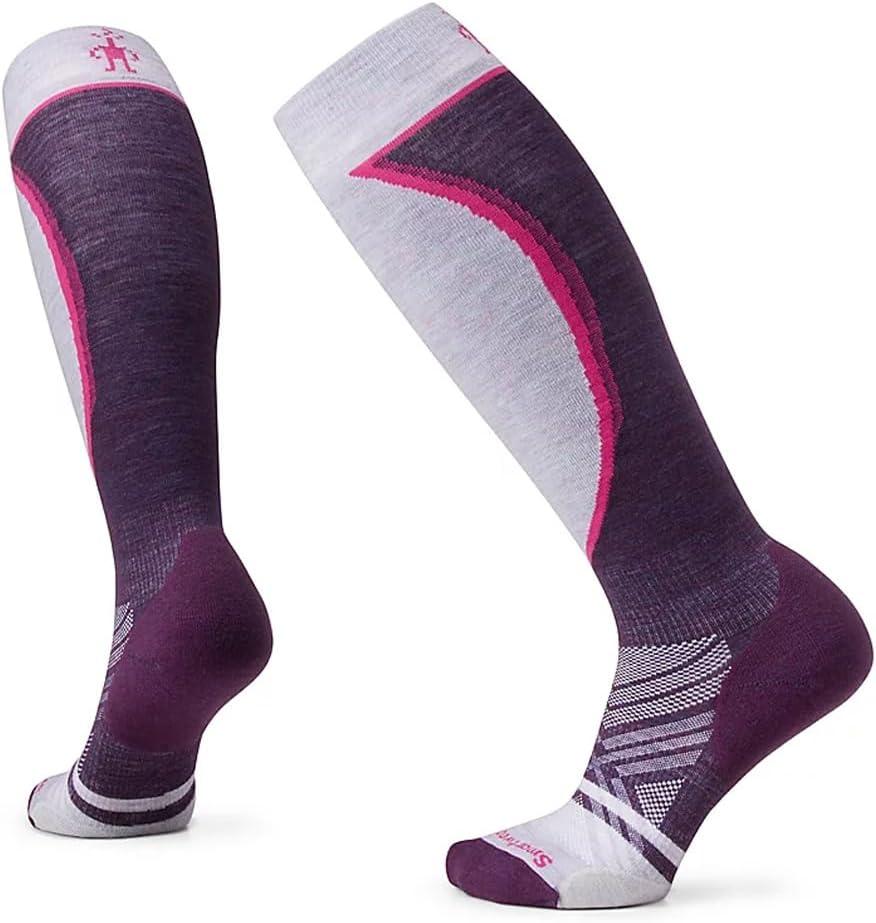 image:imageSmartwool Womens Ski Targeted Cushion Extra Stretch Over The Calf SocksPurple Iris