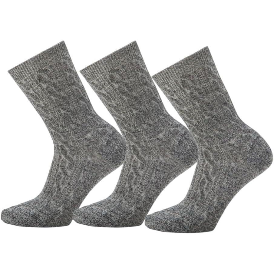 image:imageSmartwool Everyday Cable Crew Socks For Men and WomenNatural3pk