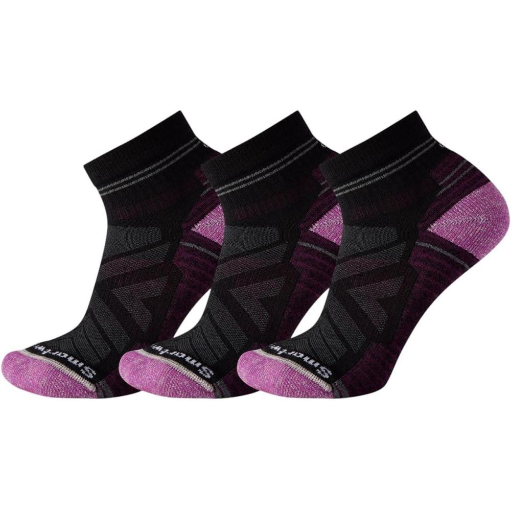 image:imageSmartwool Womens Hike Light Cushion Ankle SocksBlack3pk