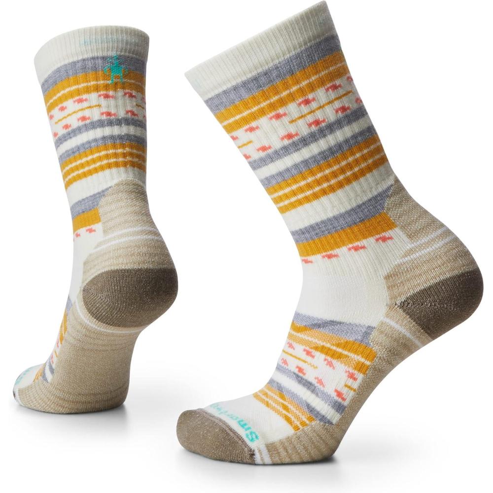 image:imageSmartwool Womens Hike Light Cushion Margarita CrewNatural