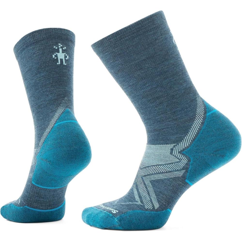 image:imageSmartwool Womens Run Cold Weather Targeted Cushion Crew SocksTwilight Blue