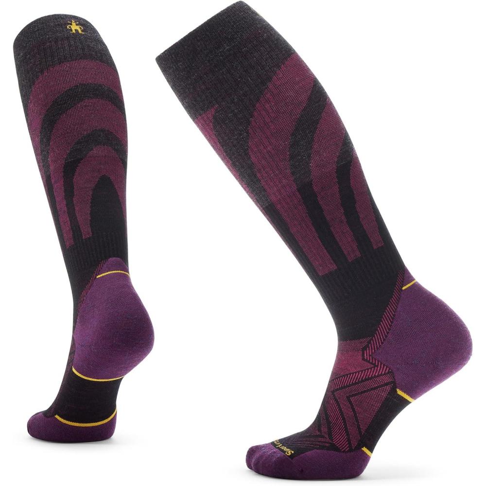 image:imageSmartwool Womens Run Targeted Cushion Compression Over The Calf SocksBlack