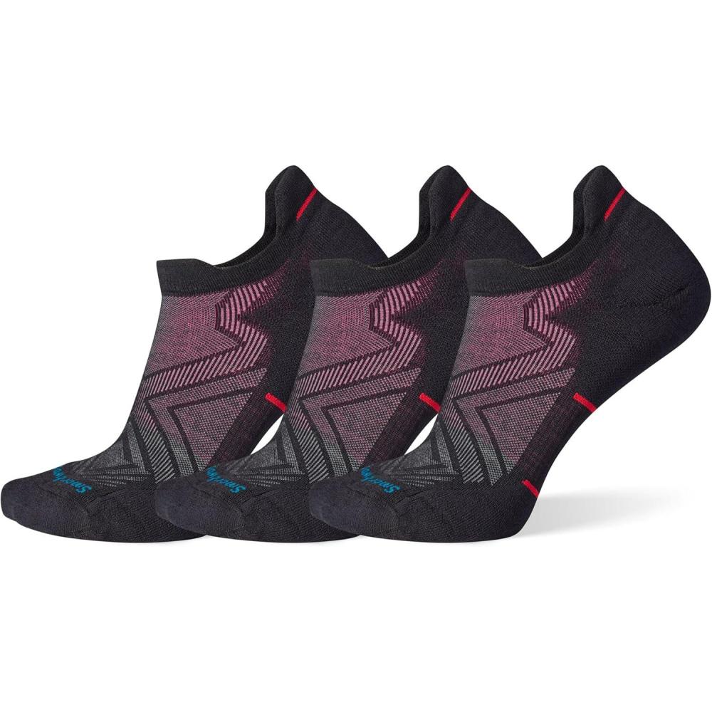image:imageSmartwool Womens Run Targeted Cushion Low Ankle SocksBlack3pk