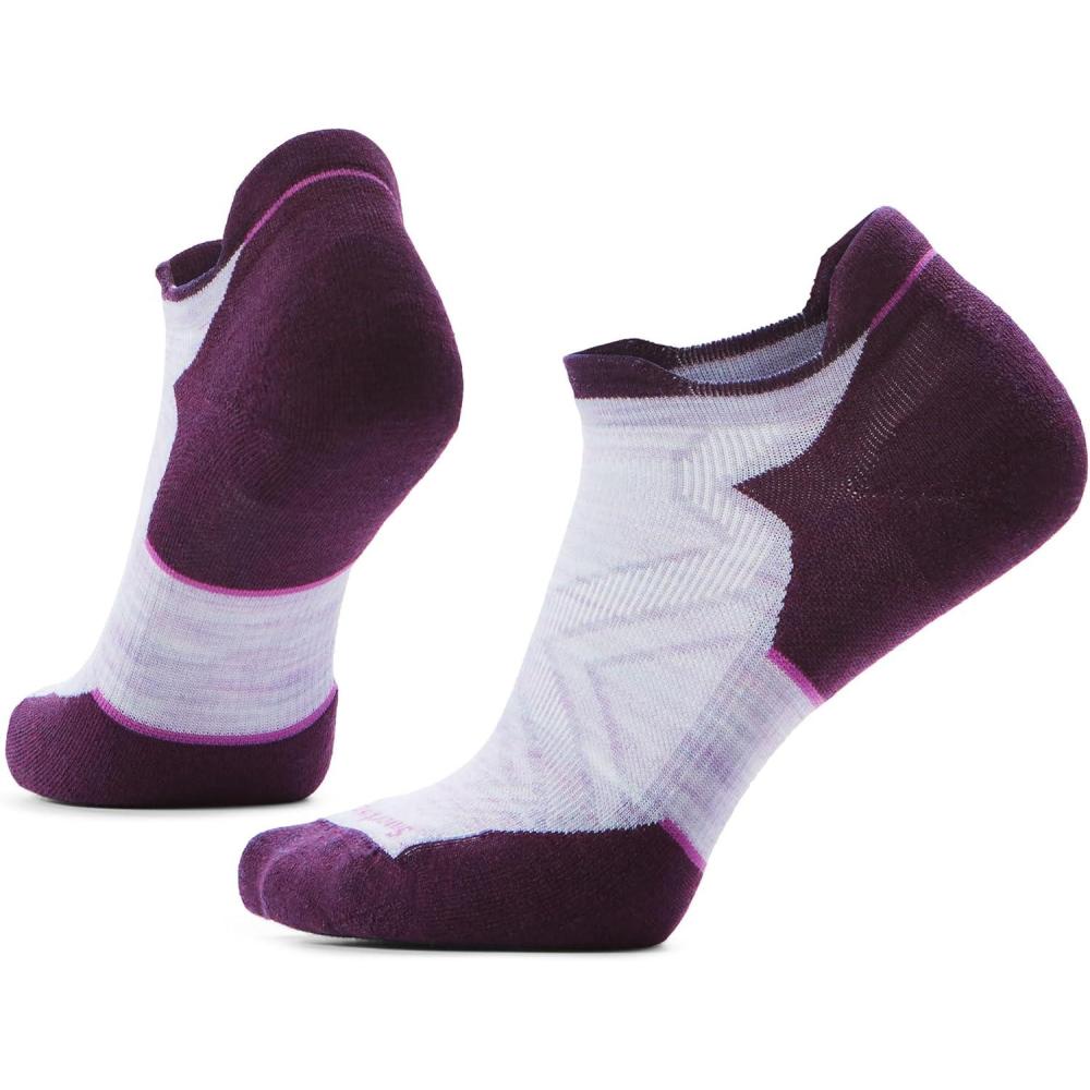 image:imageSmartwool Womens Run Targeted Cushion Low Ankle SocksPurpleWhite