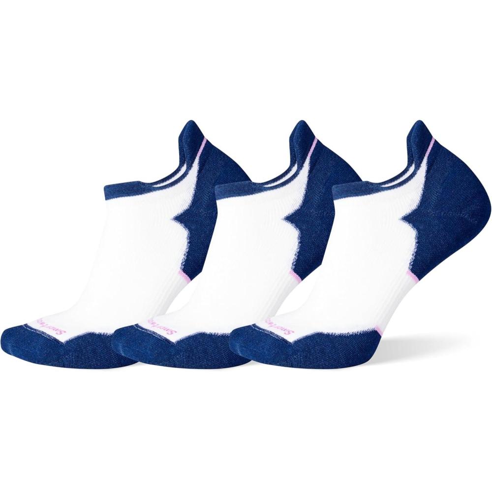 image:imageSmartwool Womens Run Targeted Cushion Low Ankle SocksWhite3pk