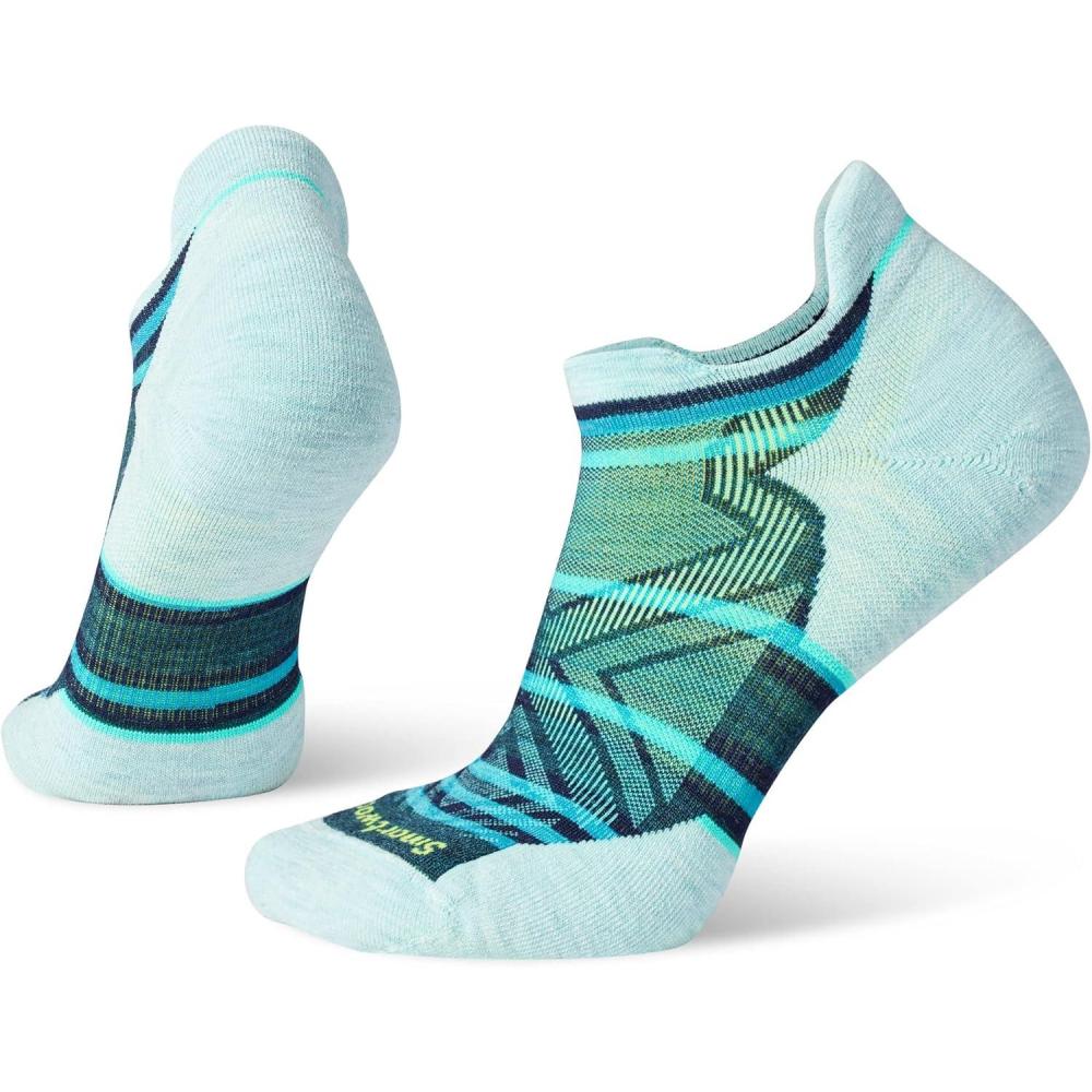 image:imageSmartwool Womens Run Targeted Cushion Stripe Low Ankle SocksTwilight Blue