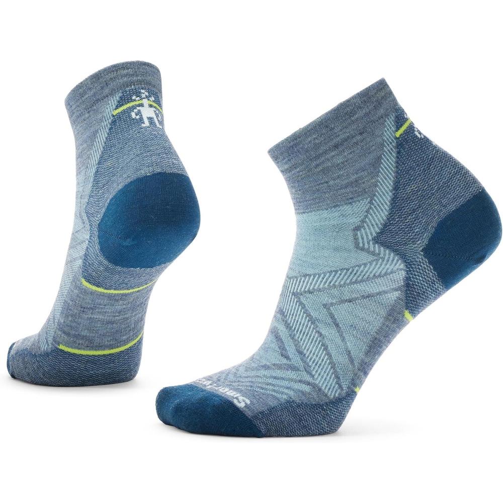 image:imageSmartwool Womens Run Zero Cushion Ankle SocksPewter Blue