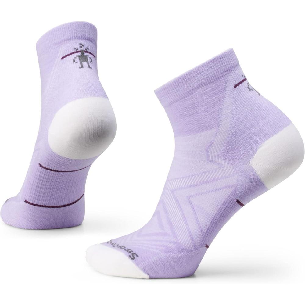 image:imageSmartwool Womens Run Zero Cushion Ankle SocksUltra Violet