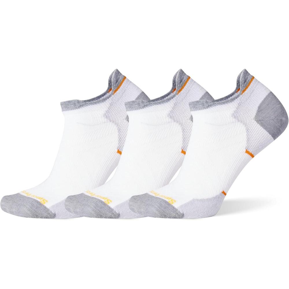 image:imageSmartwool Womens Run Zero Cushion Low Ankle SocksWhite3pk