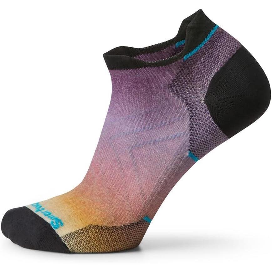 image:imageSmartwool Womens Run Zero Cushion Ombre Print Low Ankle SocksPicante