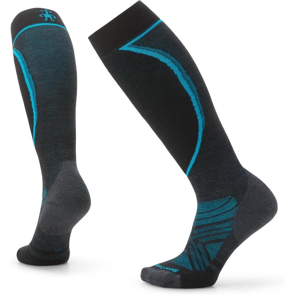 image:imageSmartwool Womens Ski Targeted Cushion Over The Calf SocksCharcoal