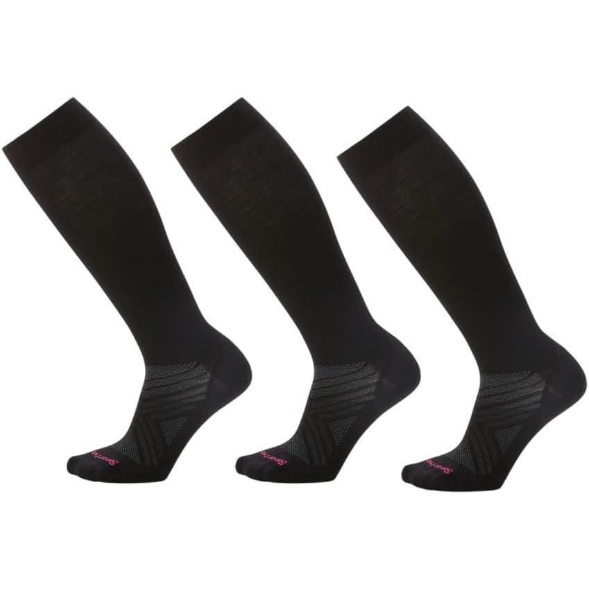 image:imageSmartwool Womens Ski Zero Cushion Over The Calf SocksBlack3pk
