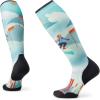 image:imageSmartwool Womens Ski Targeted Cushion Bunny Print Over the Calf SocksCapri