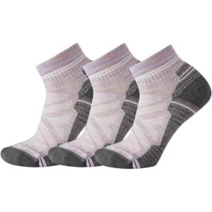 Smartwool Women’s Hike Light Cushion Ankle Socks(Purple Eclipse-3pk)