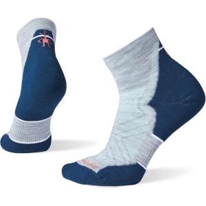 Smartwool Women’s Run Targeted Cushion Ankle Socks(Light Gray)