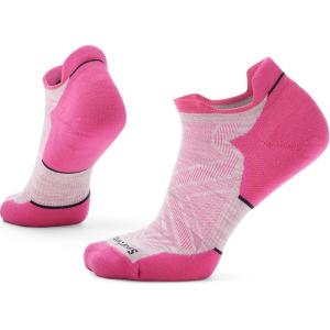 Smartwool Women’s Run Targeted Cushion Low Ankle Socks(Ash-power Pink)