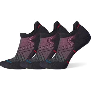 Smartwool Women’s Run Targeted Cushion Low Ankle Socks(Black-3pk)
