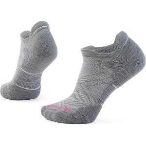 Smartwool Women’s Run Targeted Cushion Low Ankle Socks(Light Gray/White)