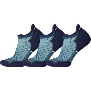 Smartwool Women’s Run Targeted Cushion Low Ankle Socks(Twilight Blue-3pk)