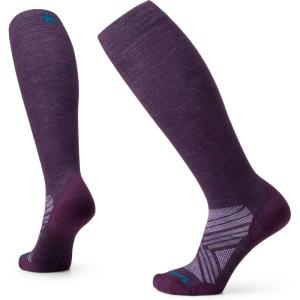 Smartwool Women’s Ski Zero Cushion Over The Calf Socks(Purple Iris)