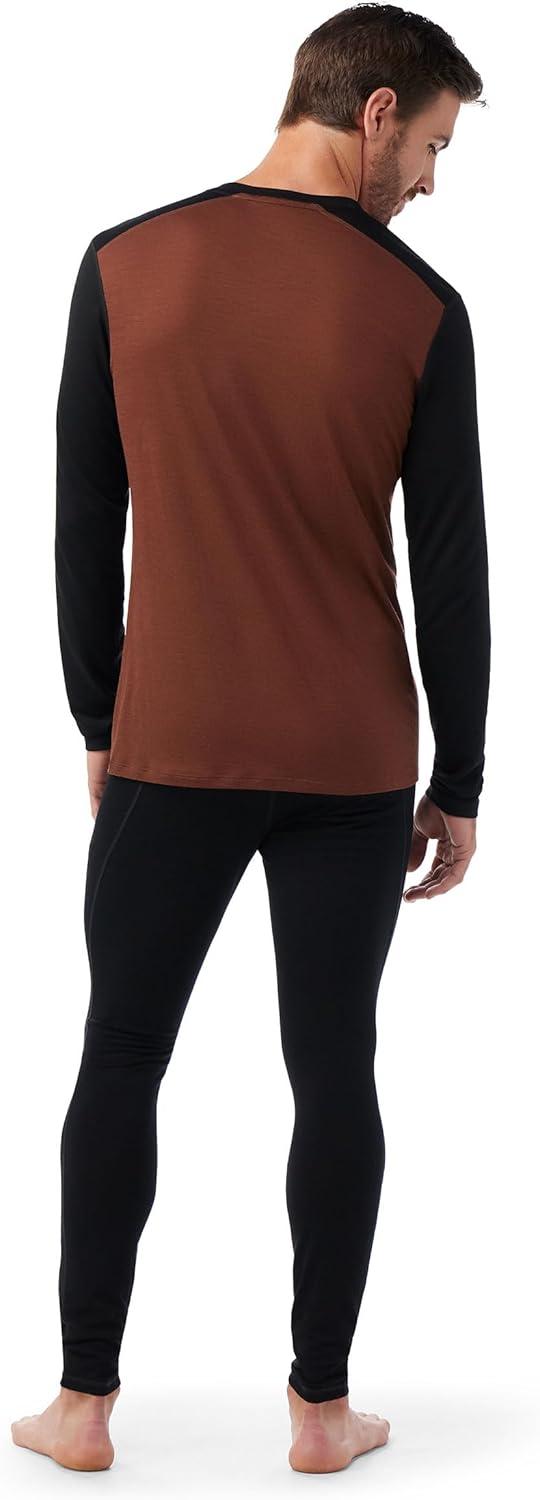 image:imageSmartWool Mens Classic AllSeason Merino Base Layer Long SleeveSable Brown Black