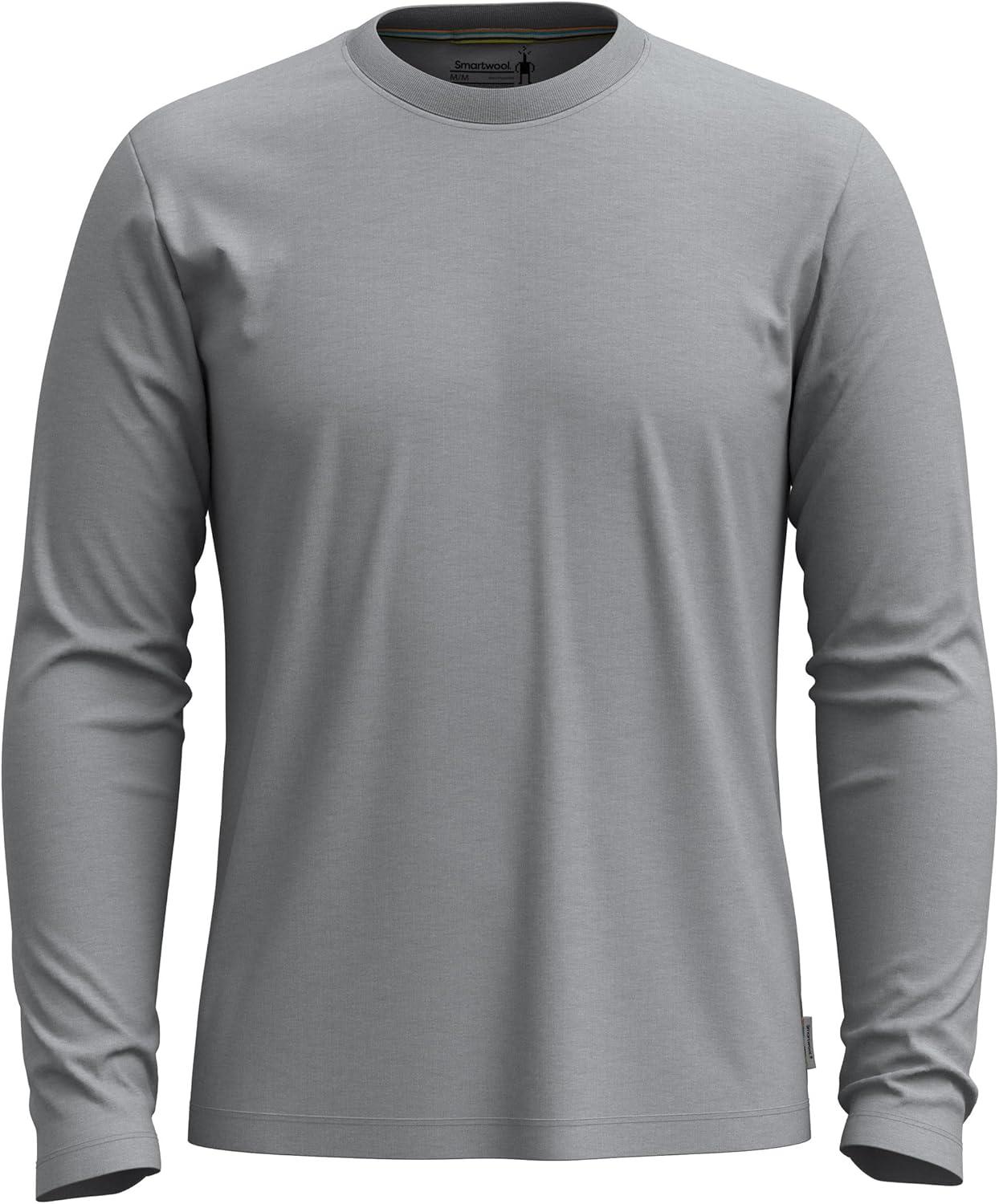 image:imageSmartWool Mens Perfect Crew Long Sleeve TeeBlack