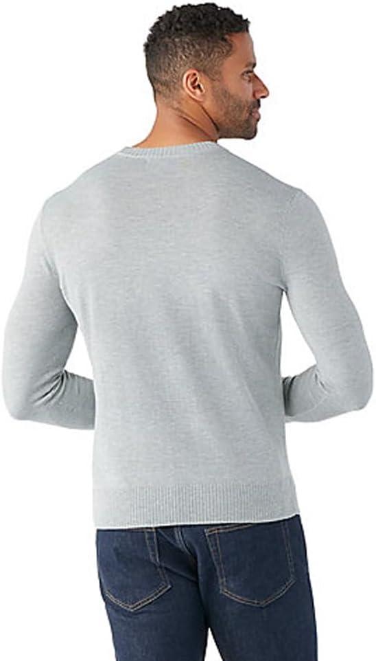 image:imageSmartWool Mens Sparwood Crew SweaterLight Gray Heather