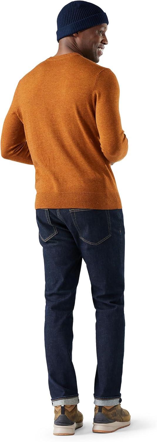 image:imageSmartWool Mens Sparwood Crew SweaterPecan BrownSquash