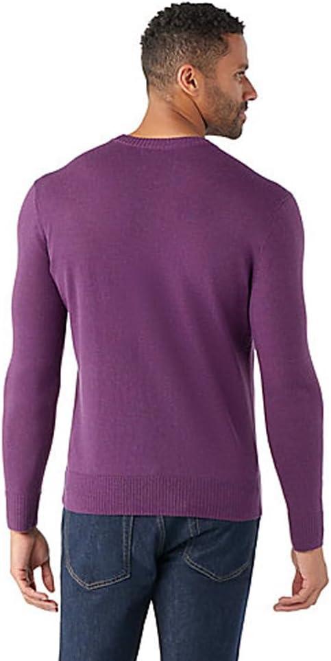 image:imageSmartWool Mens Sparwood Crew SweaterPurple Iris Heather
