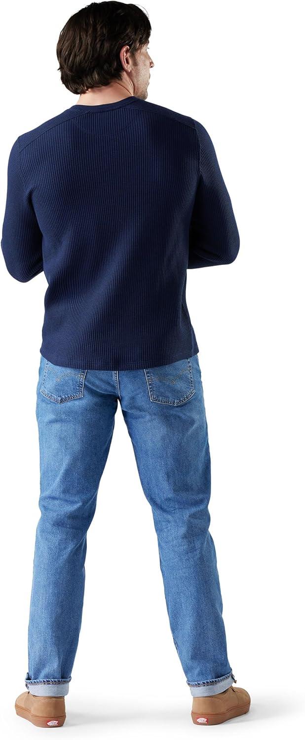 image:imageSmartWool Mens Waffle Long Sleeve HenleyDeep Navy