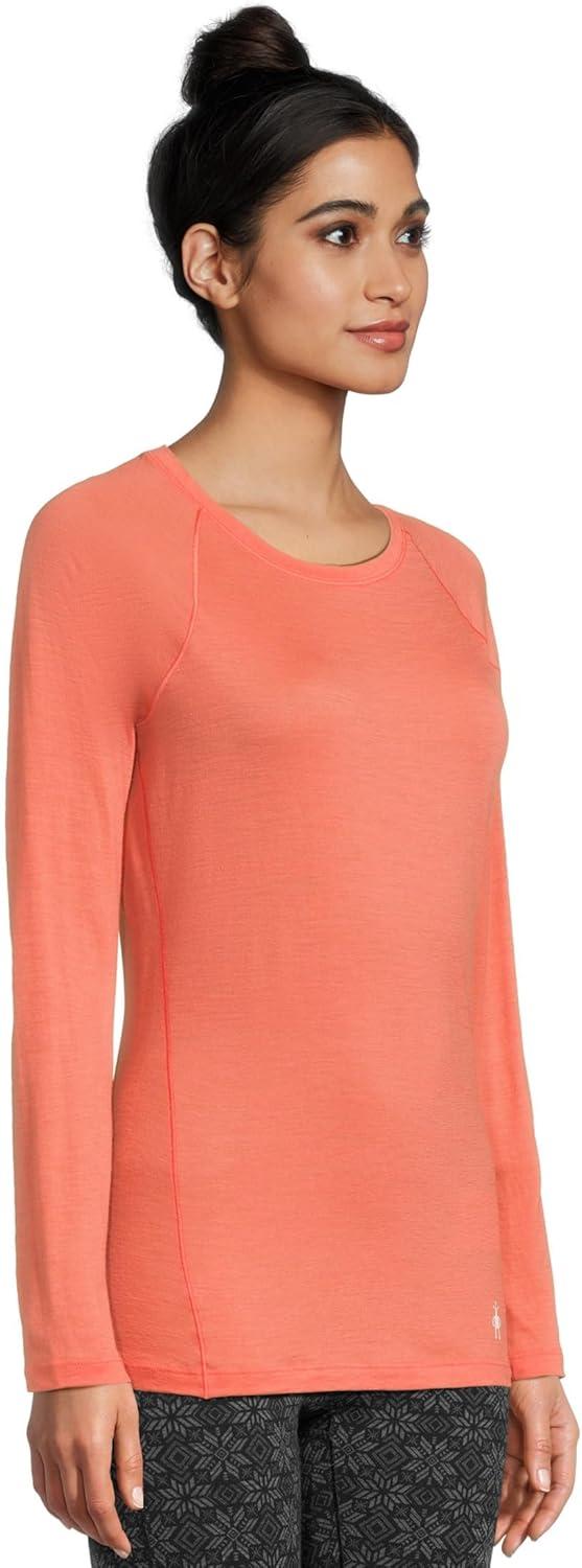 image:imageSmartWool Womens Classic AllSeason Merino Base Layer CrewCoral Reef