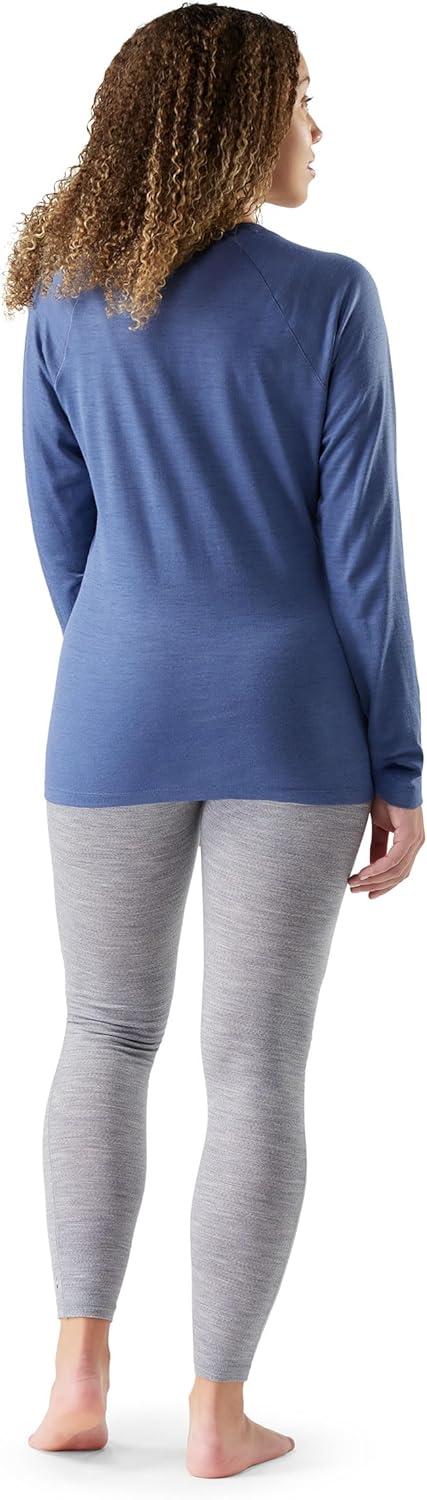 image:imageSmartWool Womens Classic AllSeason Merino Base Layer CrewNightfall Blue